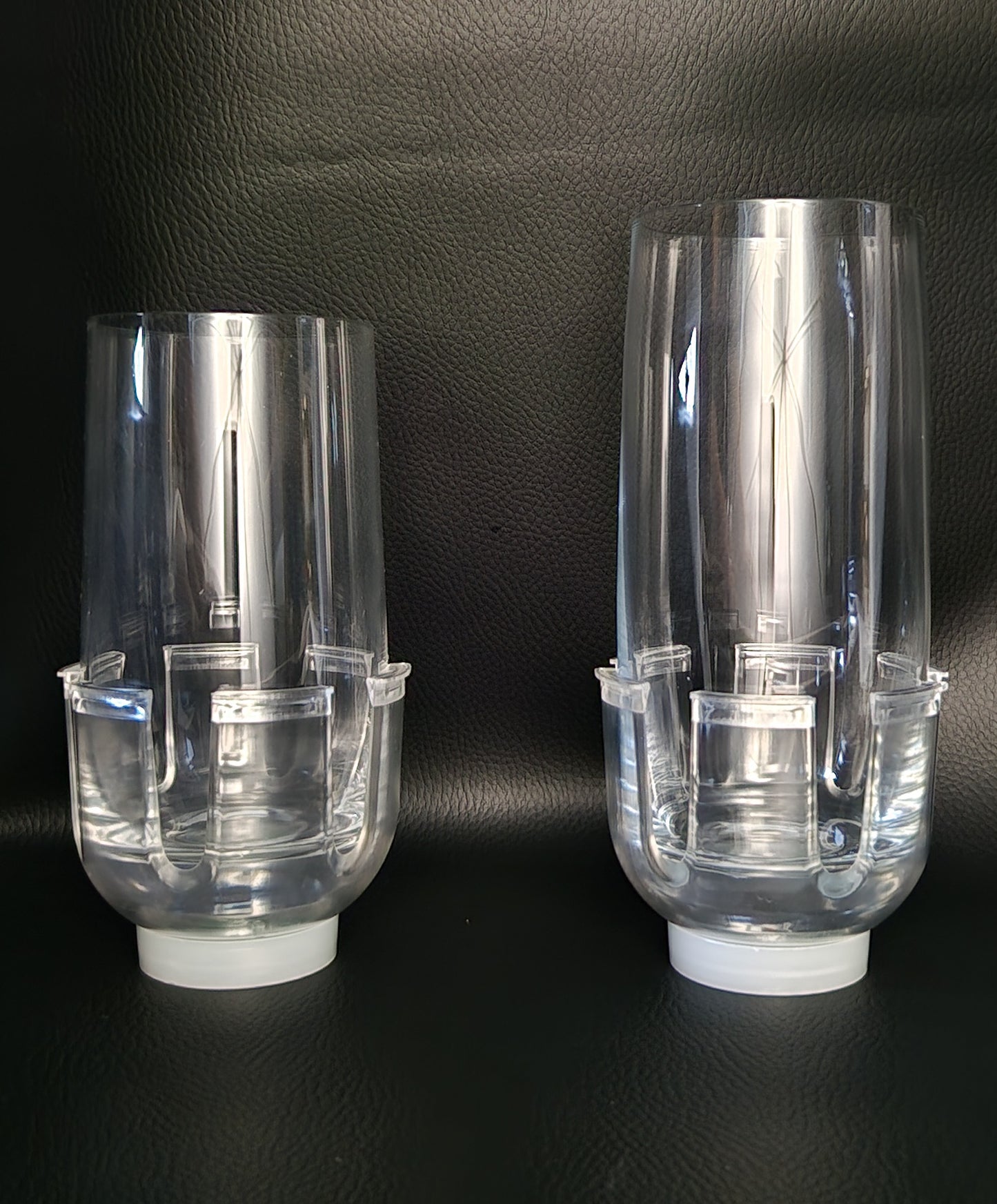 2er-Set beleuchtetes Partyglas (rot)