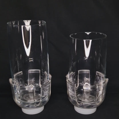 2er-Set beleuchtetes Partyglas (rot)